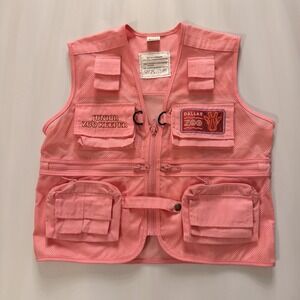 Jr Zookeper Dallas Zoo Vest - Pink Size XL
